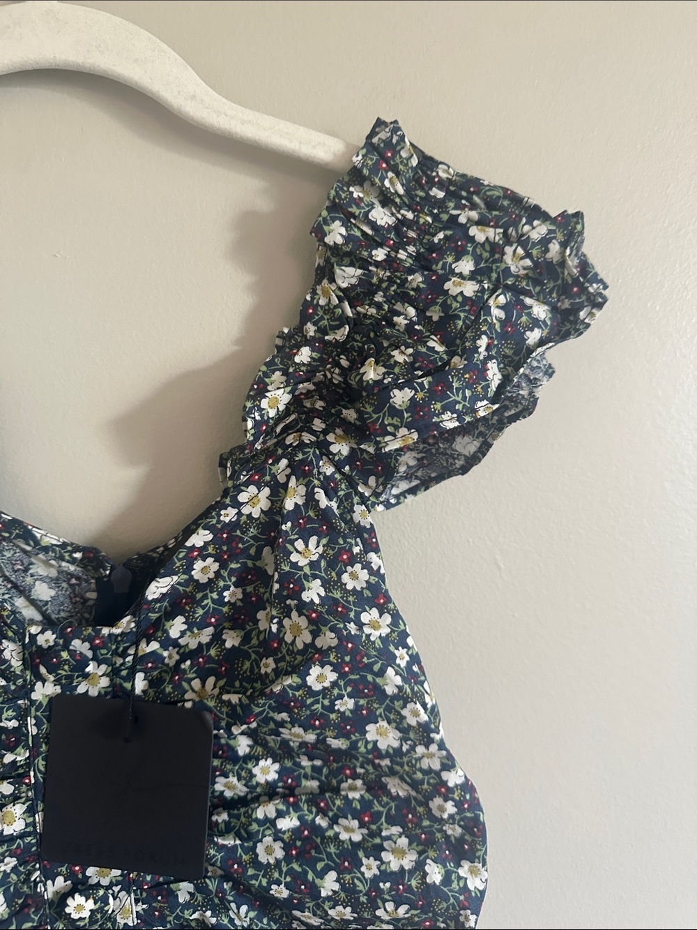 NWT Floral print ruched mini - Picture 10 of 13